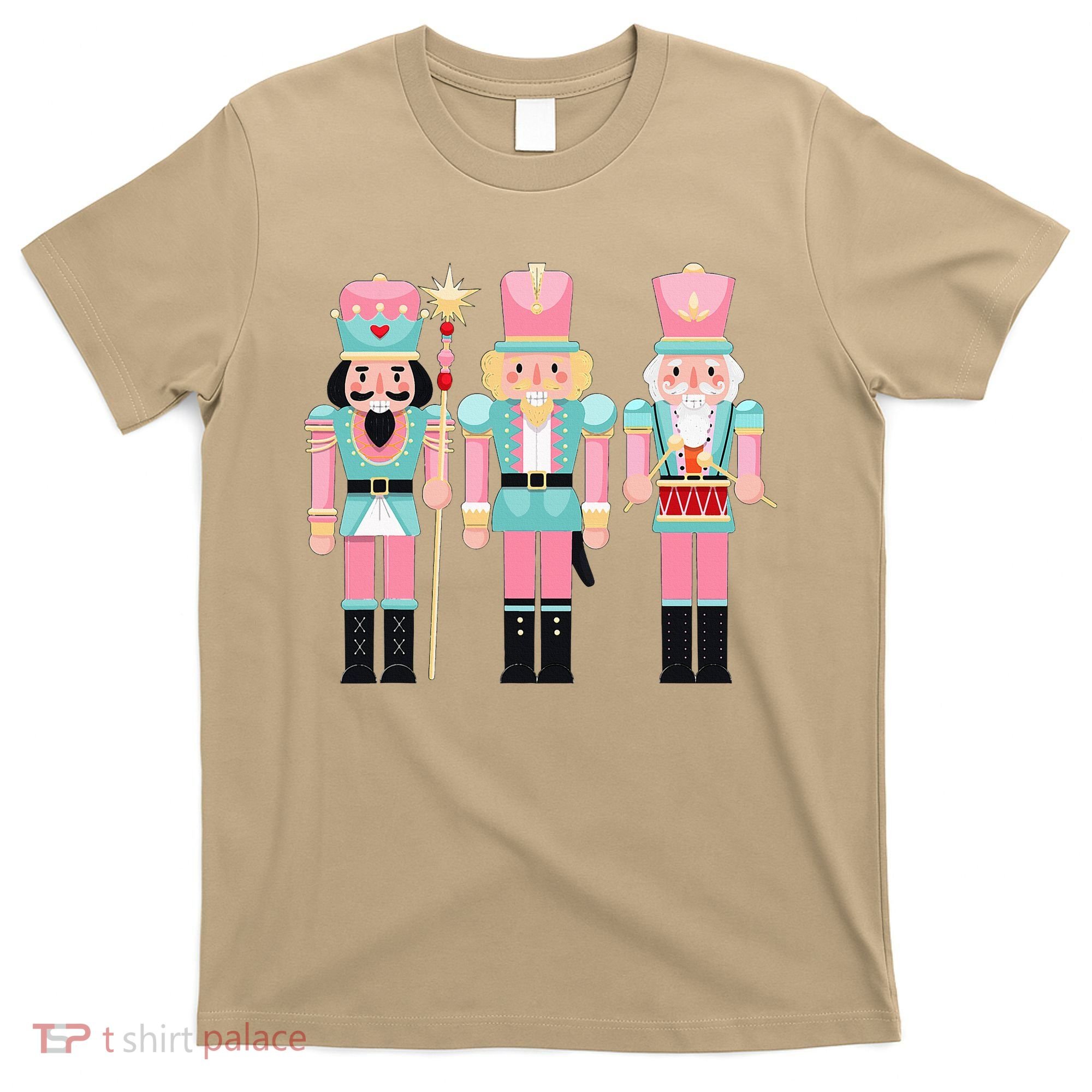 Pink Nutcracker Squad Xmas Pink Christmas Pajamas  T-Shirt
