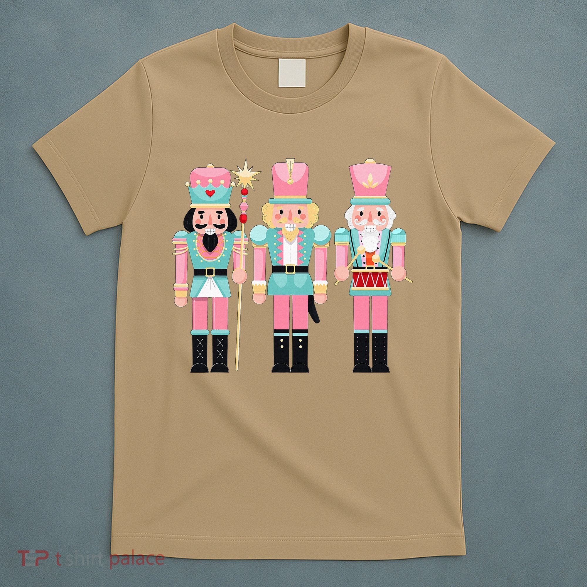Pink Nutcracker Squad Xmas Pink Christmas Pajamas  T-Shirt
