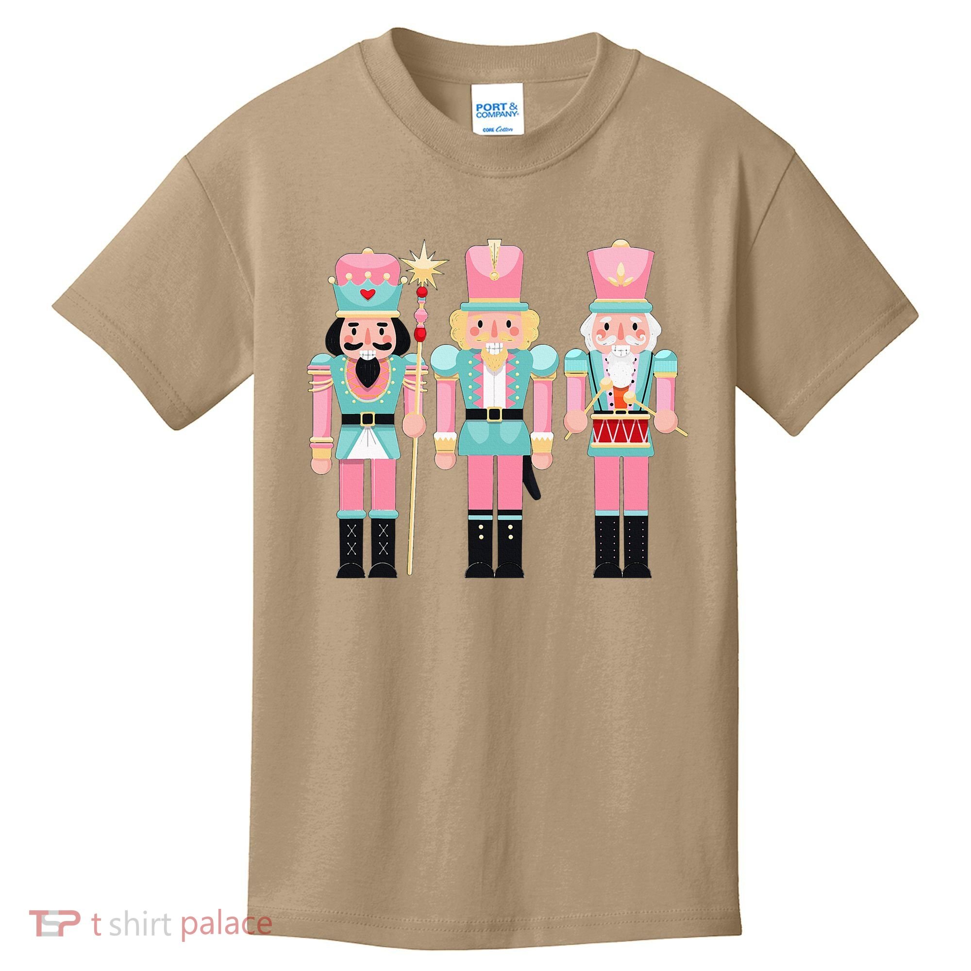 Pink Nutcracker Squad Xmas Pink Christmas Pajamas  Kids T-Shirt