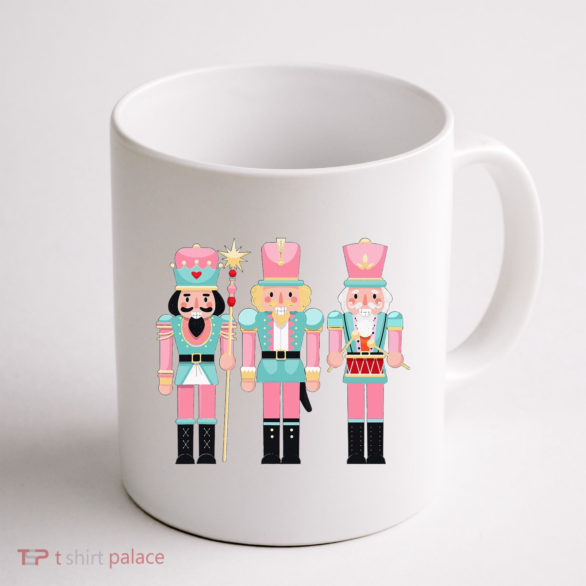 Pink Nutcracker Squad Xmas Pink Christmas Pajamas  Coffee Mug