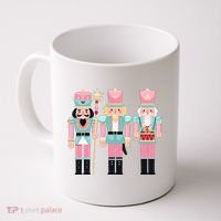 Pink Nutcracker Squad Xmas Pink Christmas Pajamas  Coffee Mug thumb 0