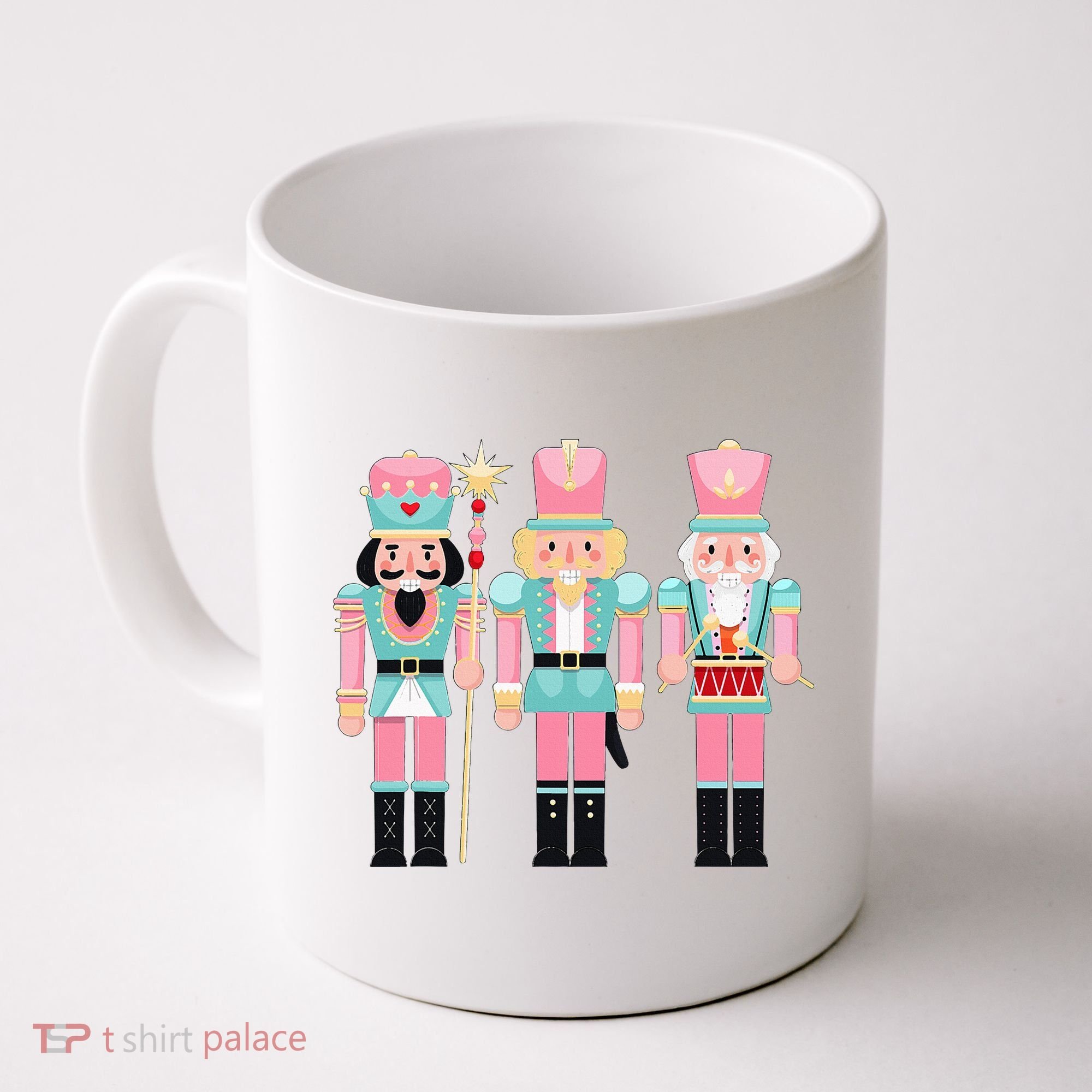 Pink Nutcracker Squad Xmas Pink Christmas Pajamas  Coffee Mug