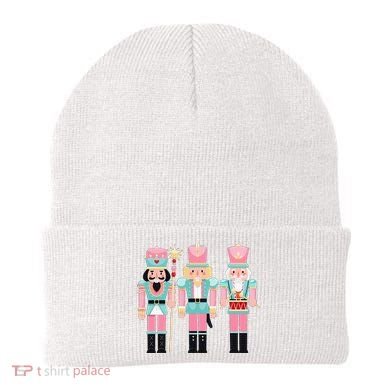 Pink Nutcracker Squad Xmas Pink Christmas Pajamas  Beanie