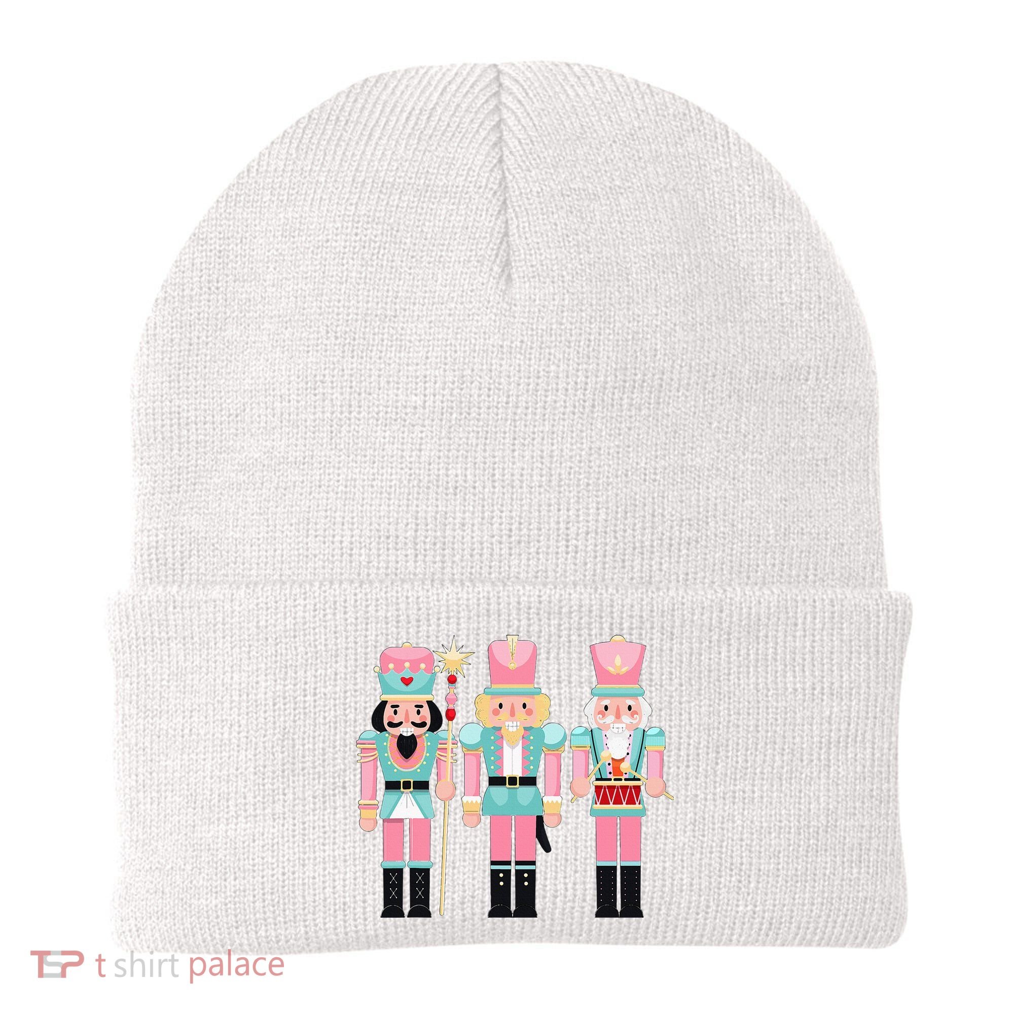 Pink Nutcracker Squad Xmas Pink Christmas Pajamas  Beanie