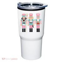 Pink Nutcracker Squad Xmas Pink Christmas Pajamas  Tumbler thumb 0