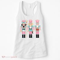 Pink Nutcracker Squad Xmas Pink Christmas Pajamas  Women's Tank Top thumb 0