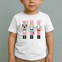 Pink Nutcracker Squad Xmas Pink Christmas Pajamas  Toddler T-Shirt thumb 2