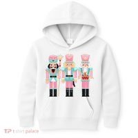 Pink Nutcracker Squad Xmas Pink Christmas Pajamas  Kids Hoodie thumb 0