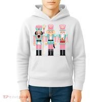 Pink Nutcracker Squad Xmas Pink Christmas Pajamas  Kids Hoodie thumb 4