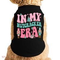 Pink Nutcracker Squad In My Nutcracker Era Pink Christmas Doggie Tank thumb 0