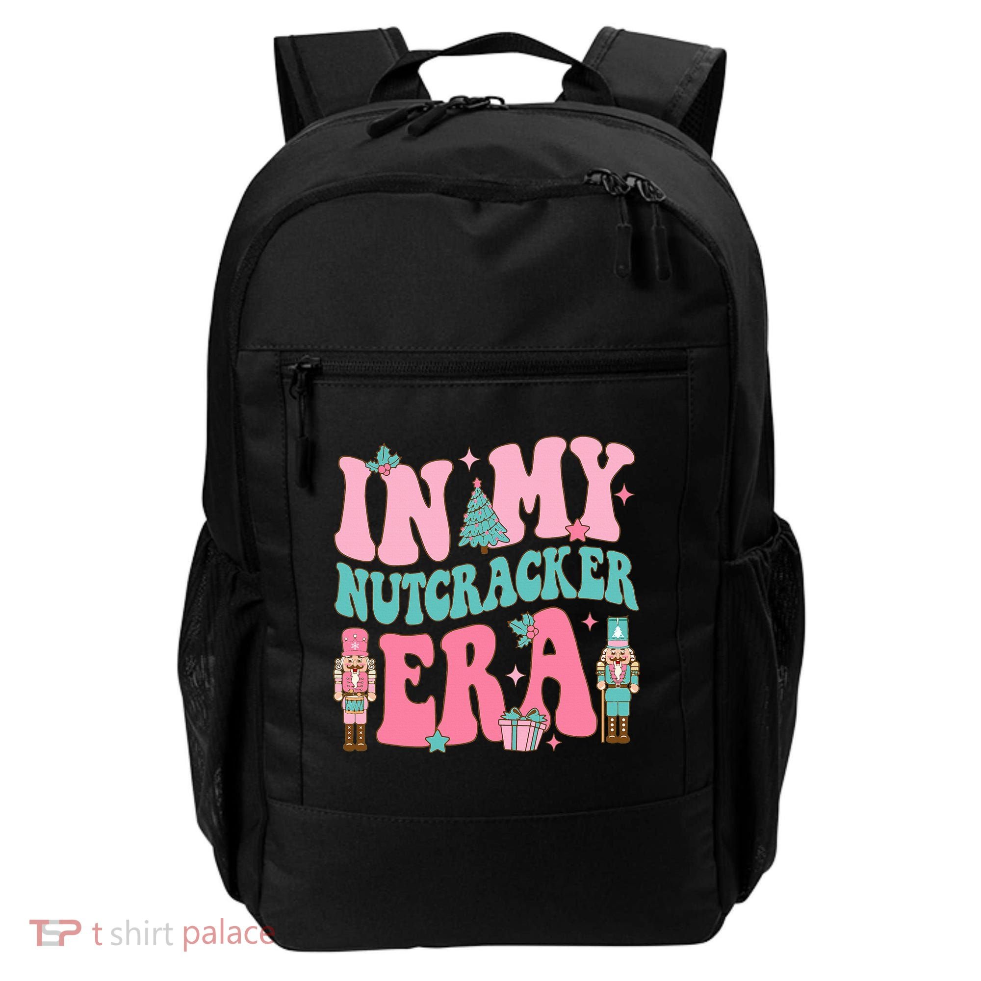 Pink Nutcracker Squad In My Nutcracker Era Pink Christmas Backpack