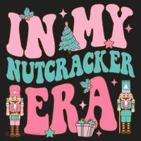 Pink Nutcracker Squad In My Nutcracker Era Pink Christmas Beanie thumb 2