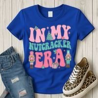 Pink Nutcracker Squad In My Nutcracker Era Pink Christmas Women's T-Shirt thumb 3