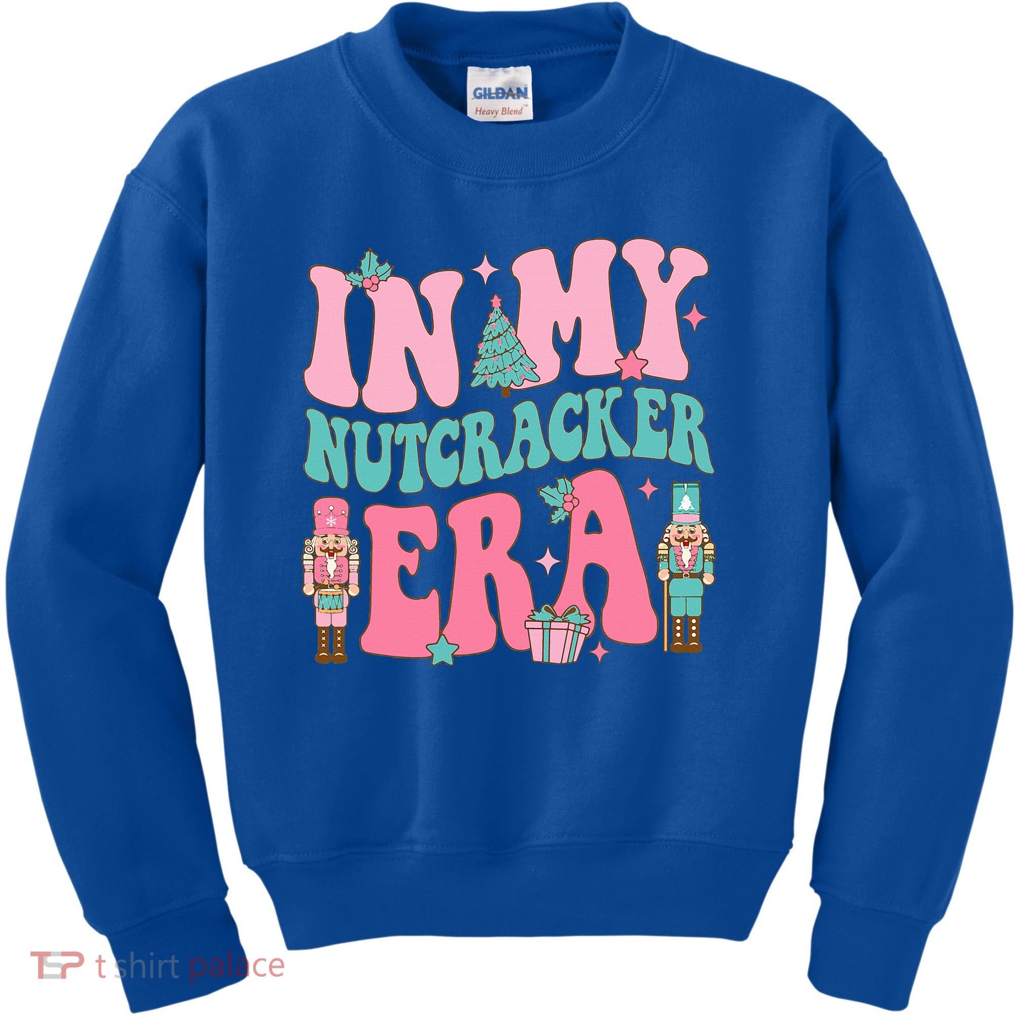 Pink Nutcracker Squad In My Nutcracker Era Pink Christmas Kids Sweatshirt