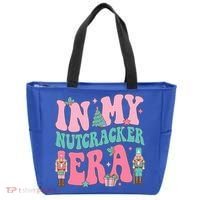 Pink Nutcracker Squad In My Nutcracker Era Pink Christmas Tote Bag thumb 0