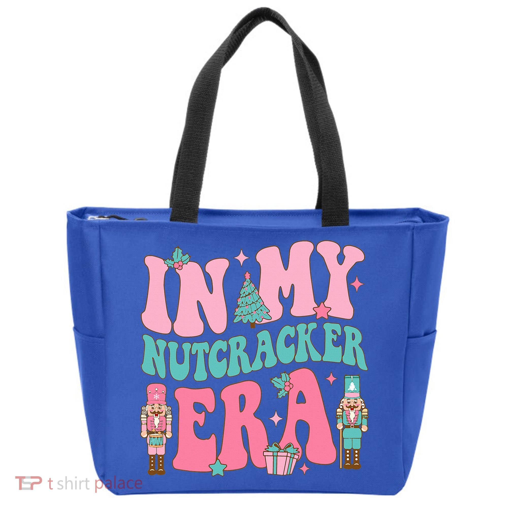 Pink Nutcracker Squad In My Nutcracker Era Pink Christmas Tote Bag