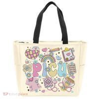 Picu Nurse Stuff Retro Pediatric Nurse Icu Peds Nursing Tote Bag thumb 0