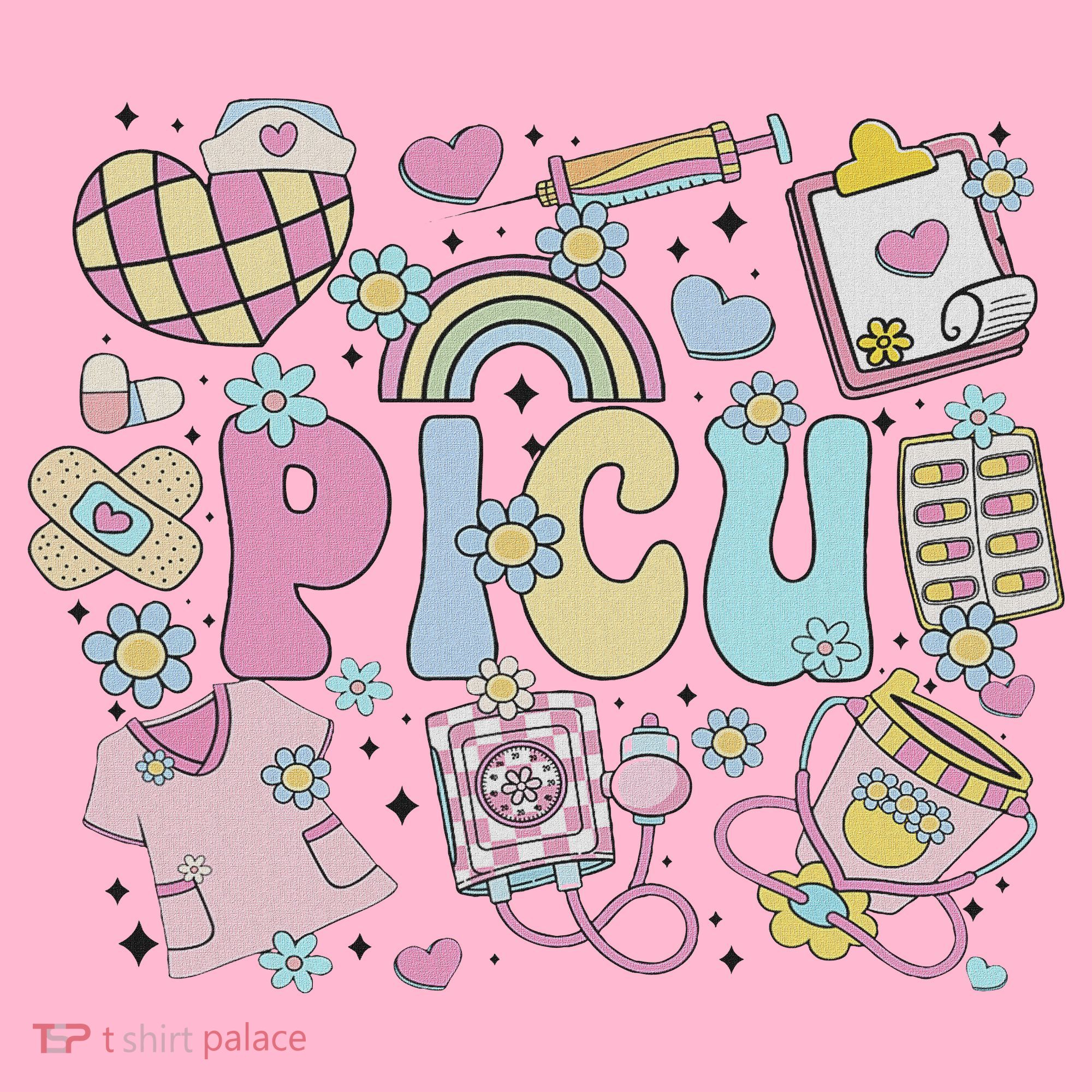 Picu Nurse Stuff Retro Pediatric Nurse Icu Peds Nursing Coaster