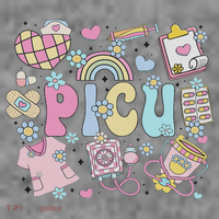 Picu Nurse Stuff Retro Pediatric Nurse Icu Peds Nursing Toddler Hoodie thumb 2
