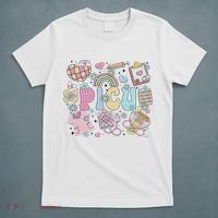 Picu Nurse Stuff Retro Pediatric Nurse Icu Peds Nursing T-Shirt thumb 5