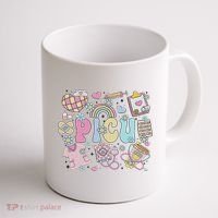 Picu Nurse Stuff Retro Pediatric Nurse Icu Peds Nursing Coffee Mug thumb 1
