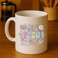Picu Nurse Stuff Retro Pediatric Nurse Icu Peds Nursing Coffee Mug thumb 4