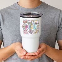 Picu Nurse Stuff Retro Pediatric Nurse Icu Peds Nursing Tumbler thumb 2
