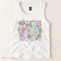 Picu Nurse Stuff Retro Pediatric Nurse Icu Peds Nursing Tank Top thumb 2