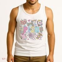 Picu Nurse Stuff Retro Pediatric Nurse Icu Peds Nursing Tank Top thumb 3