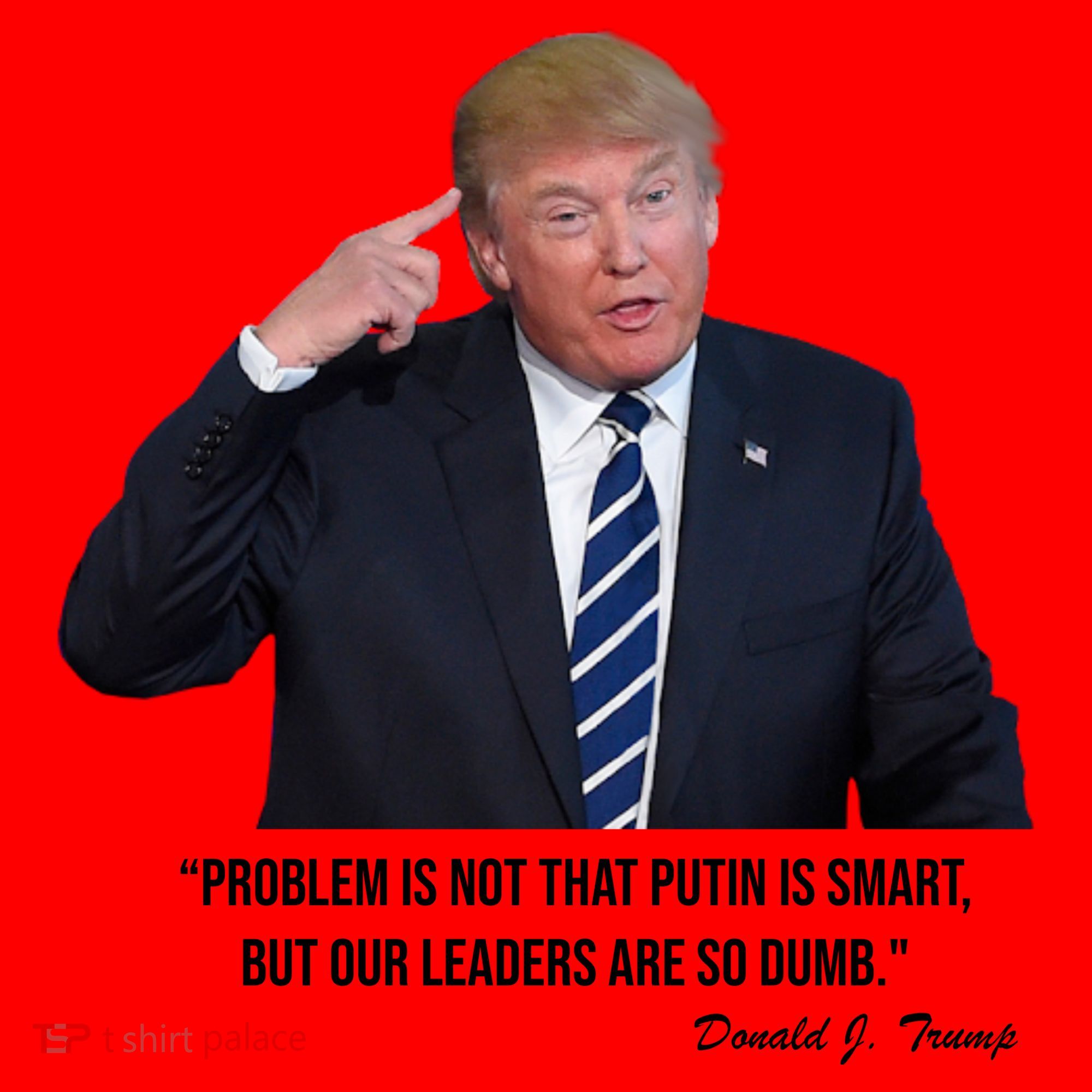 Problem Not That Putin Smart Funny Donald Trump Quote Santa Hat