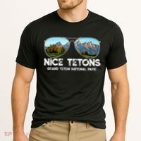 Punny Nice Tetons Teton Mountain Cooling Performance Crew T-Shirt thumb 2