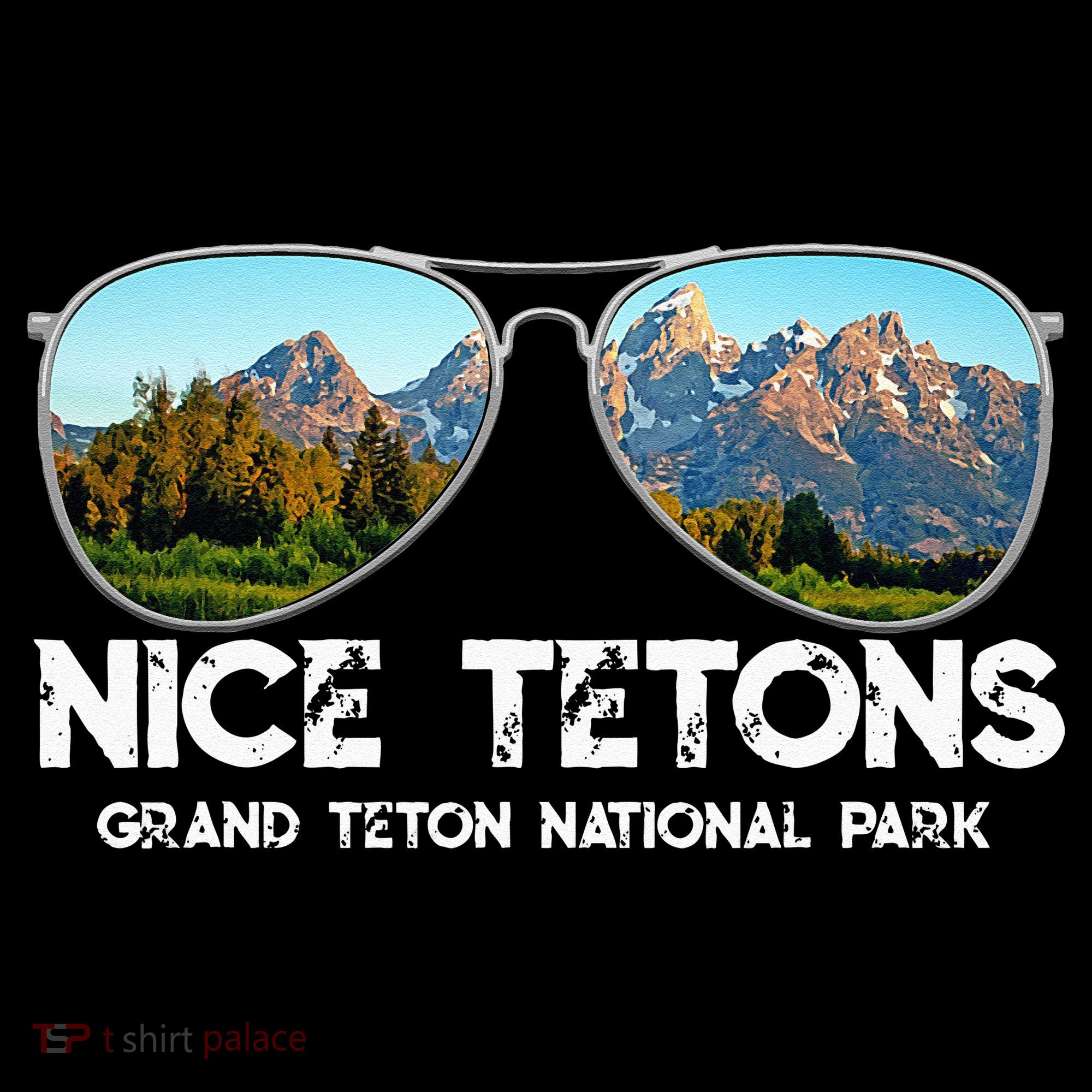 Punny Nice Tetons Teton Mountain Sweatshirt