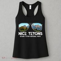 Punny Nice Tetons Teton Mountain Women's Tank Top thumb 3