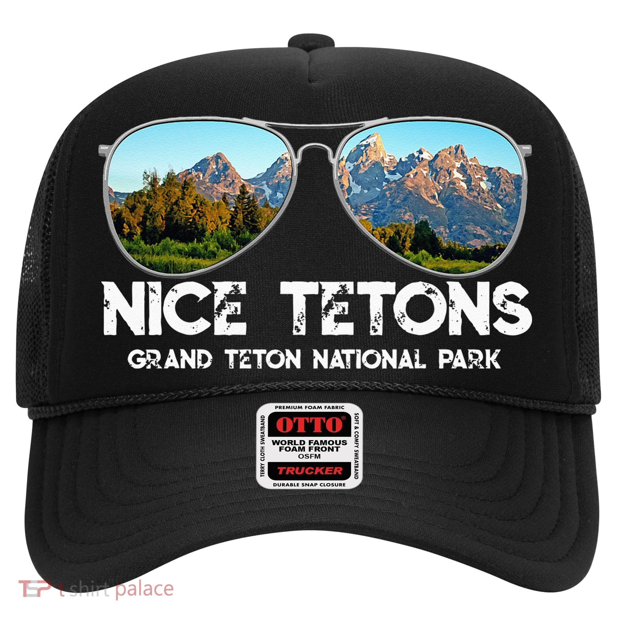 Punny Nice Tetons Teton Mountain Hat