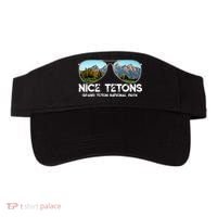 Punny Nice Tetons Teton Mountain Visor thumb 0