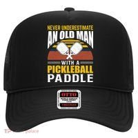 Pickleball Never Underestimate An Old Man With A Pickleball Paddle Hat thumb 0