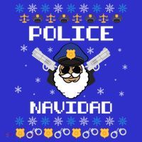 Police Navidad Ugly Christmas Funny Policeman Xmas Sweatshirt thumb 3
