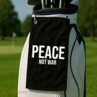 Peace Not War Golf Towel thumb 2