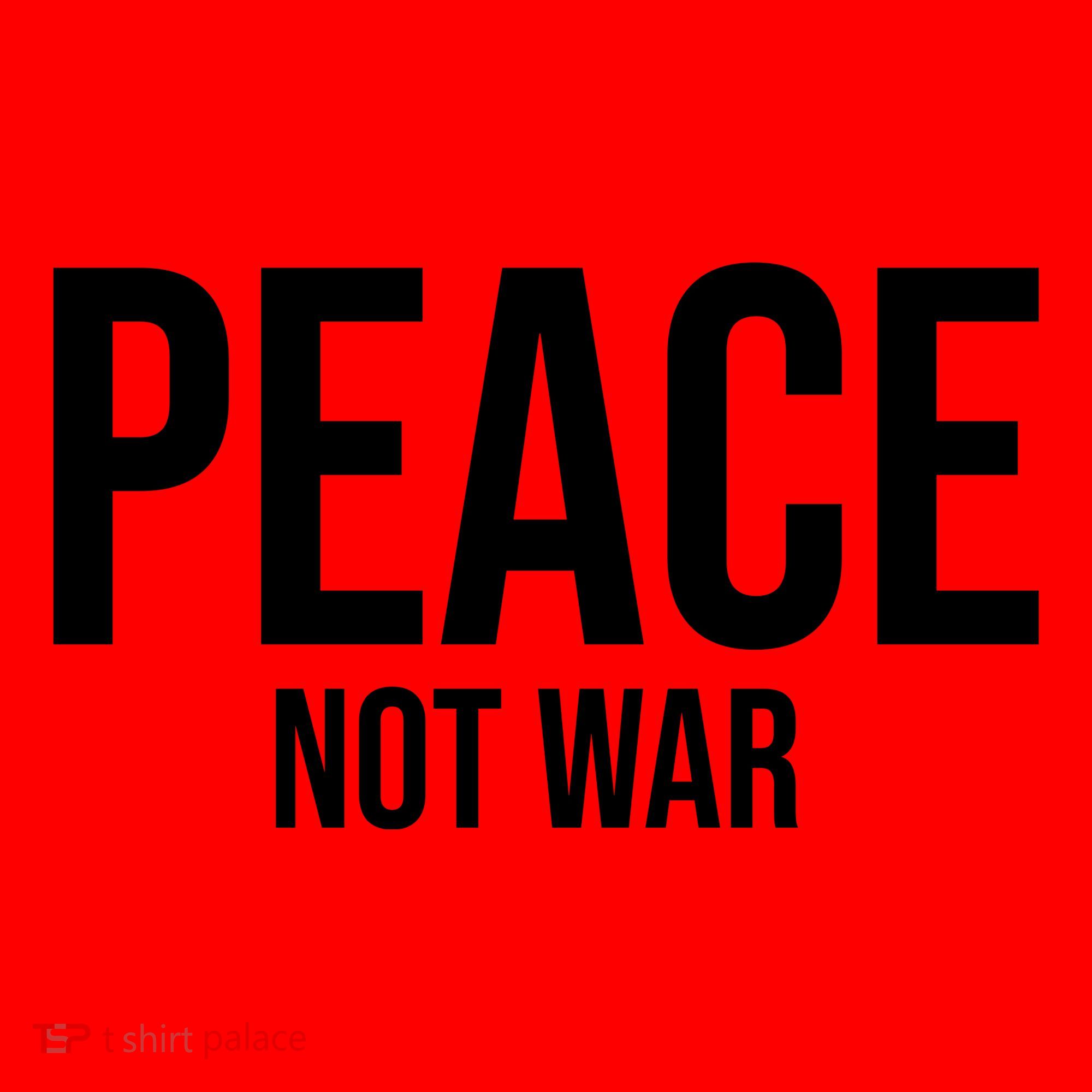Peace Not War Santa Hat
