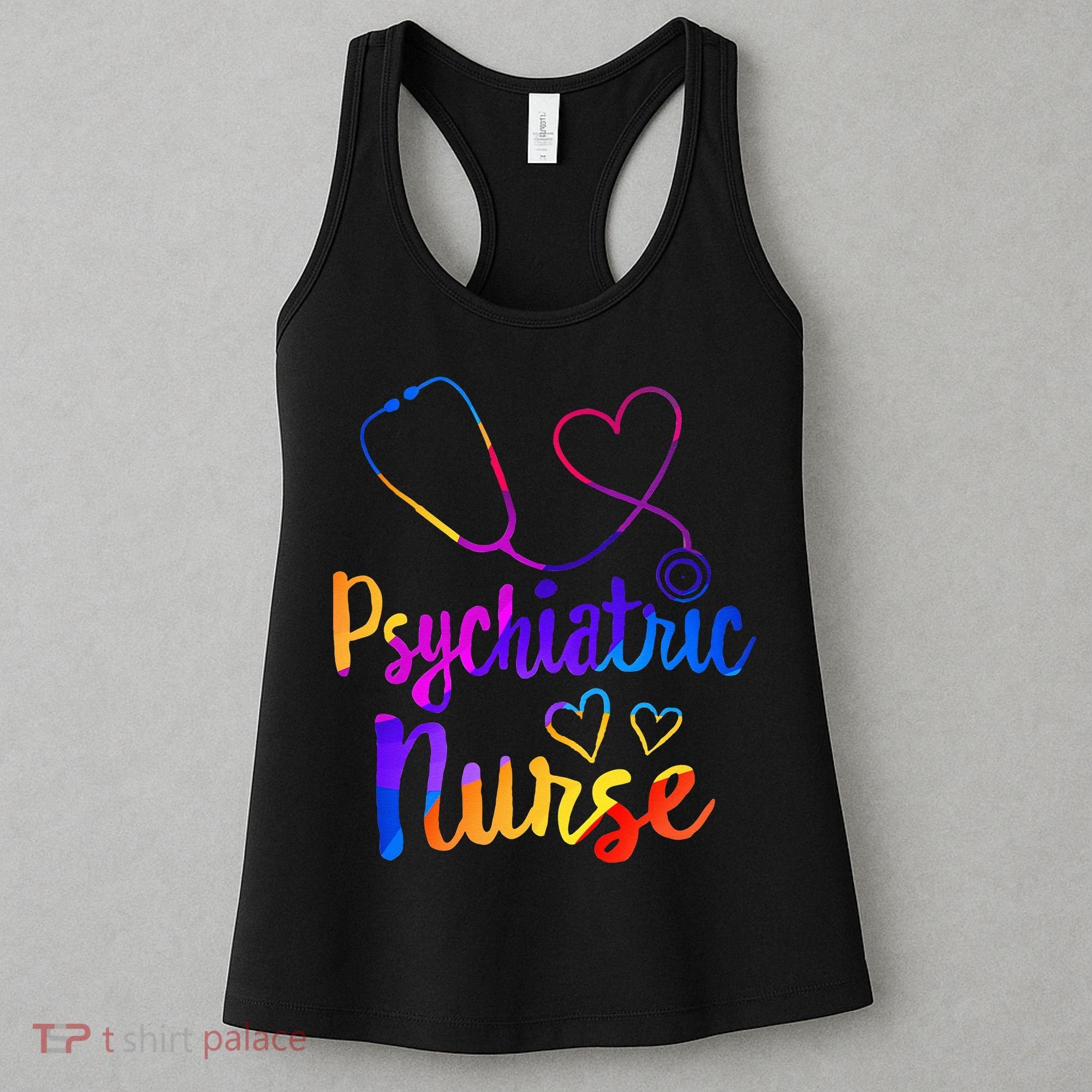 Psychiatric Nurse Week RNtal Health Nursing School Psych Funny Women's Tank Top