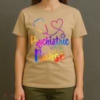 Psychiatric Nurse Week RNtal Health Nursing School Psych Funny T-Shirt thumb 4