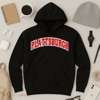 Plattsburgh New York Varsity Style Vintage Hoodie thumb 3