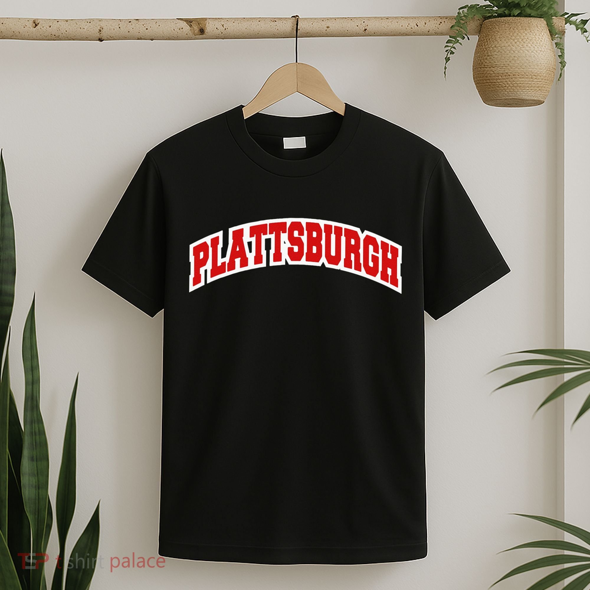 Plattsburgh New York Varsity Style Vintage T-Shirt