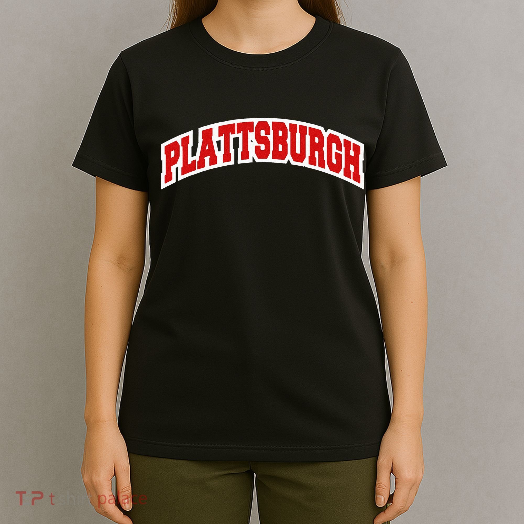 Plattsburgh New York Varsity Style Vintage T-Shirt