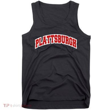 Plattsburgh New York Varsity Style Vintage Tank Top