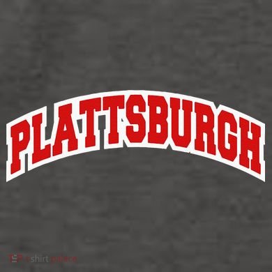 Plattsburgh New York Varsity Style Vintage Vector Backpack