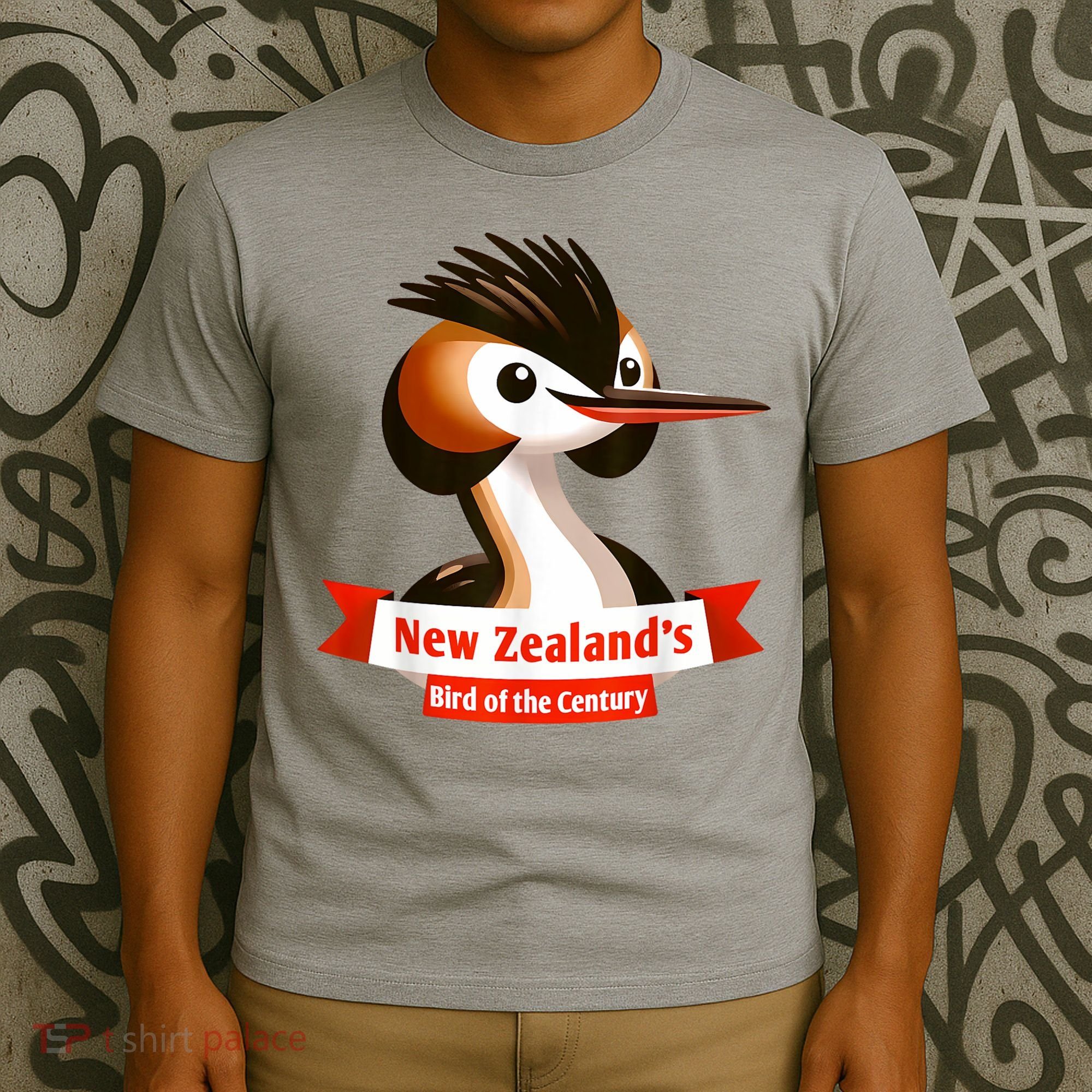 Puteketeke New ZealandS Bird Of The Century T-Shirt