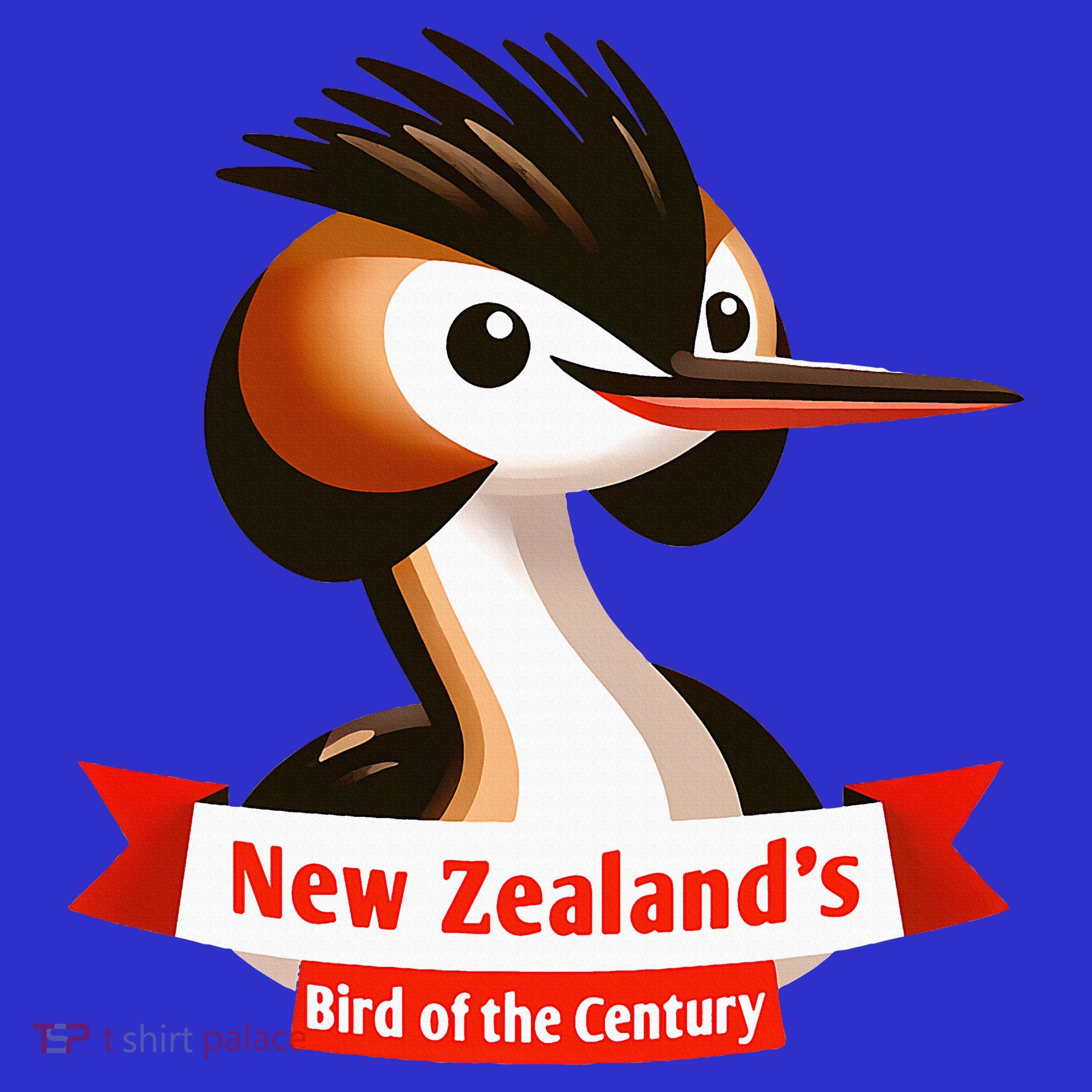 Puteketeke New Zealand's Bird of the Century  T-Shirt