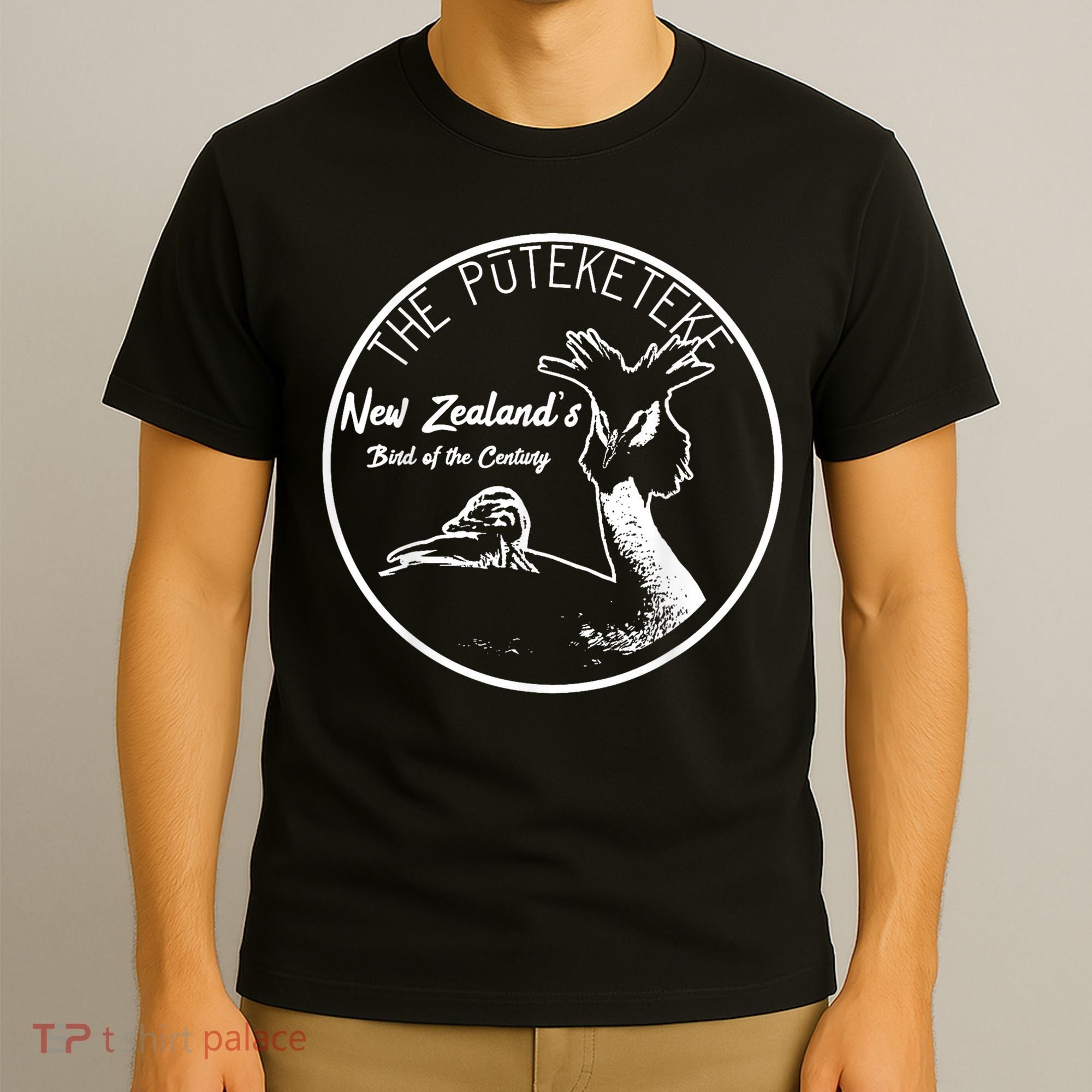 Puteketeke New ZealandS Bird Of The Century T-Shirt