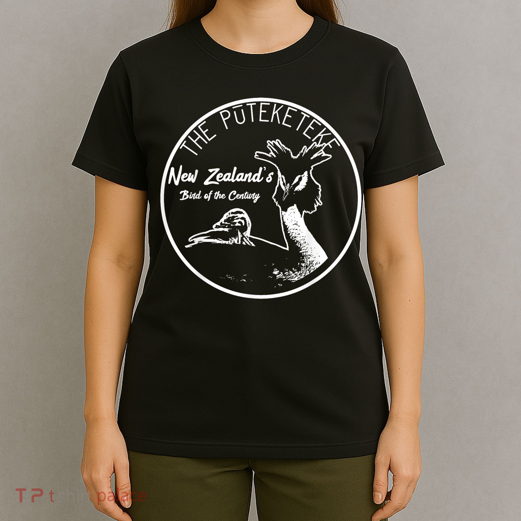 Puteketeke New ZealandS Bird Of The Century T-Shirt